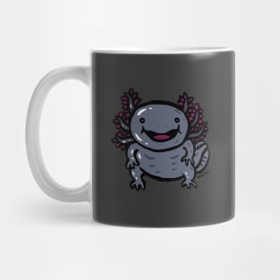 Black axolotl smile Mug